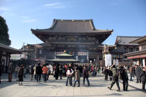 川崎大師の初詣