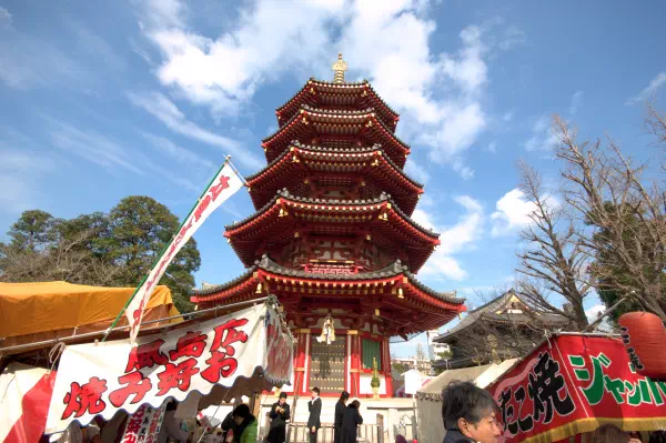 川崎大師の初詣