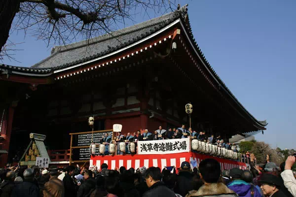 浅草寺 節分 豆まき
