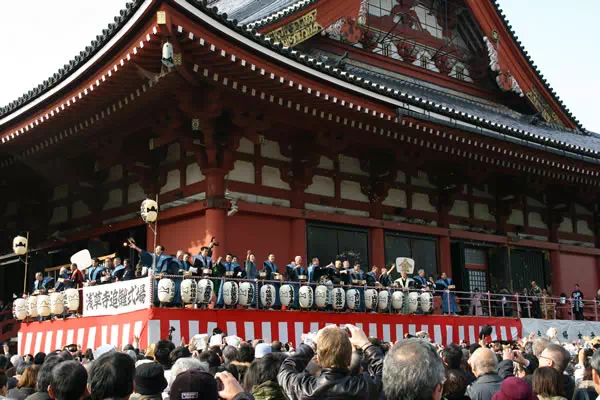 浅草寺 節分 豆まき