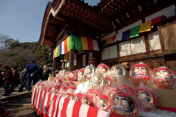 深大寺 だるま市