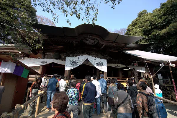 深大寺 だるま市