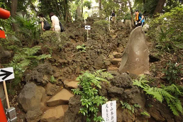 浅間神社の富士塚 江古田富士 お山開き