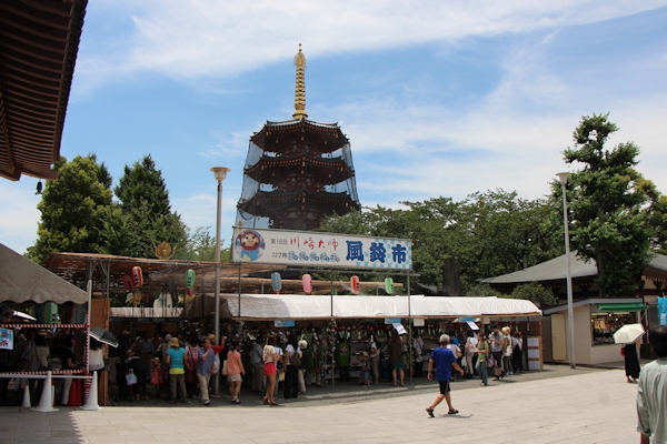 川崎大師 風鈴市