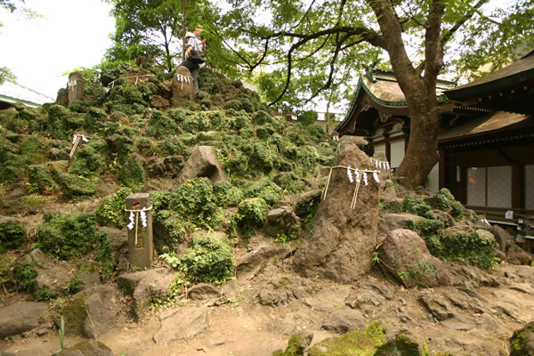 小野照崎神社 富士塚 お山開き